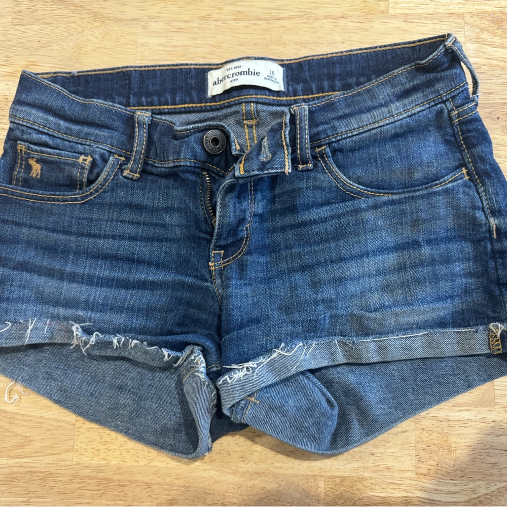 Abercrombie kids Jean shorts size 16